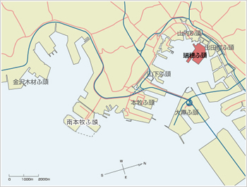 瑞穂ふ頭 位置図